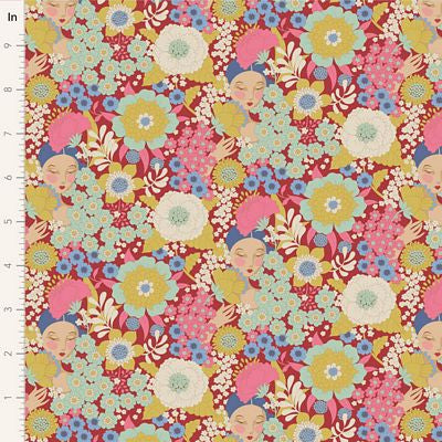 Wallflower | Burgundy | by Tilda | *Arrives June 1, 2025 | TIL100606-V15
