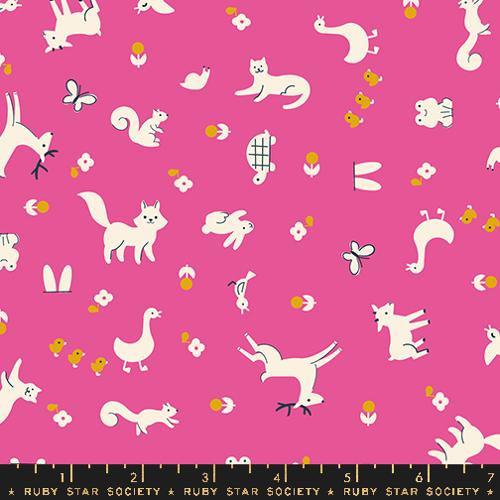 Woodland Park Raspberry by Rashida Coleman Hale for Ruby Star Society