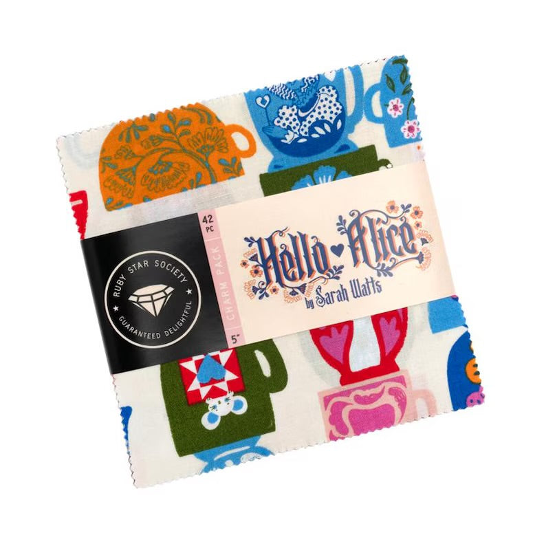 Hello Alice Charm Pack : by Sarah Watts for Ruby Star Society