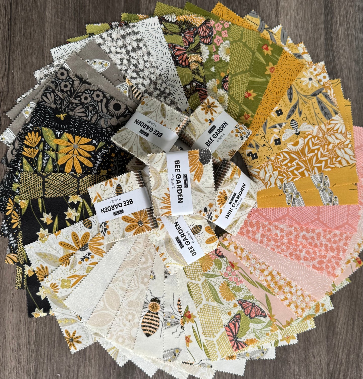 Bee Garden | Mini Charm | by Gingiber | for Moda