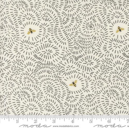Bee Garden | Metallic Porcelain 48415 11M | by Gingiber | for Moda