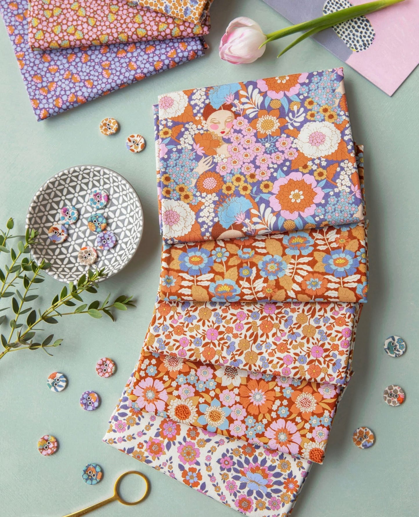 Wallflower Fat Quarter Bundle 20pc 20x11in by Tilda | *Arrives June 1, 2025