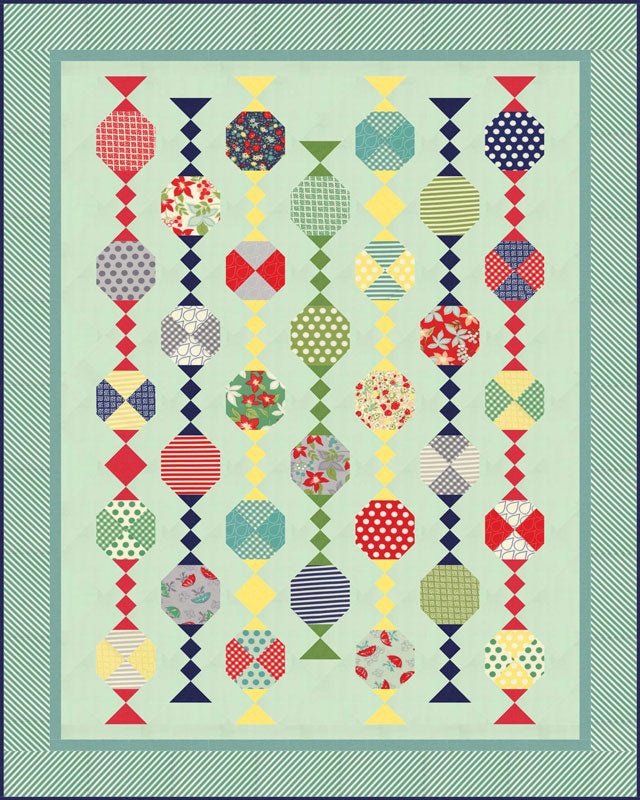 Charm Bracelets | Runner & Lap : Baby : Wallhanging Pattern by Quilt Moments