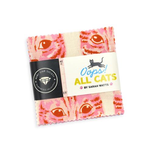 Mini Charm | Oops All Cats by Sarah Watts for Ruby Star Society | Expected May 2027