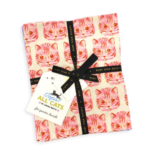 25 piece FQB | Oops All Cats by Sarah Watts for Ruby Star Society | Expected May 2027