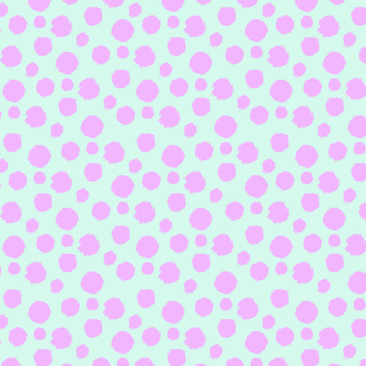 Tabby Road Déjà Vu | TECHNOMINT Fur Ball | Tula Pink - For Free Spirit Fabrics