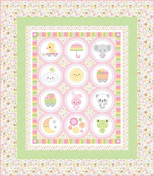 Bundle of Joy Panel Quilt Boxed Kit by Doodlebug Design Inc : Riley Blake