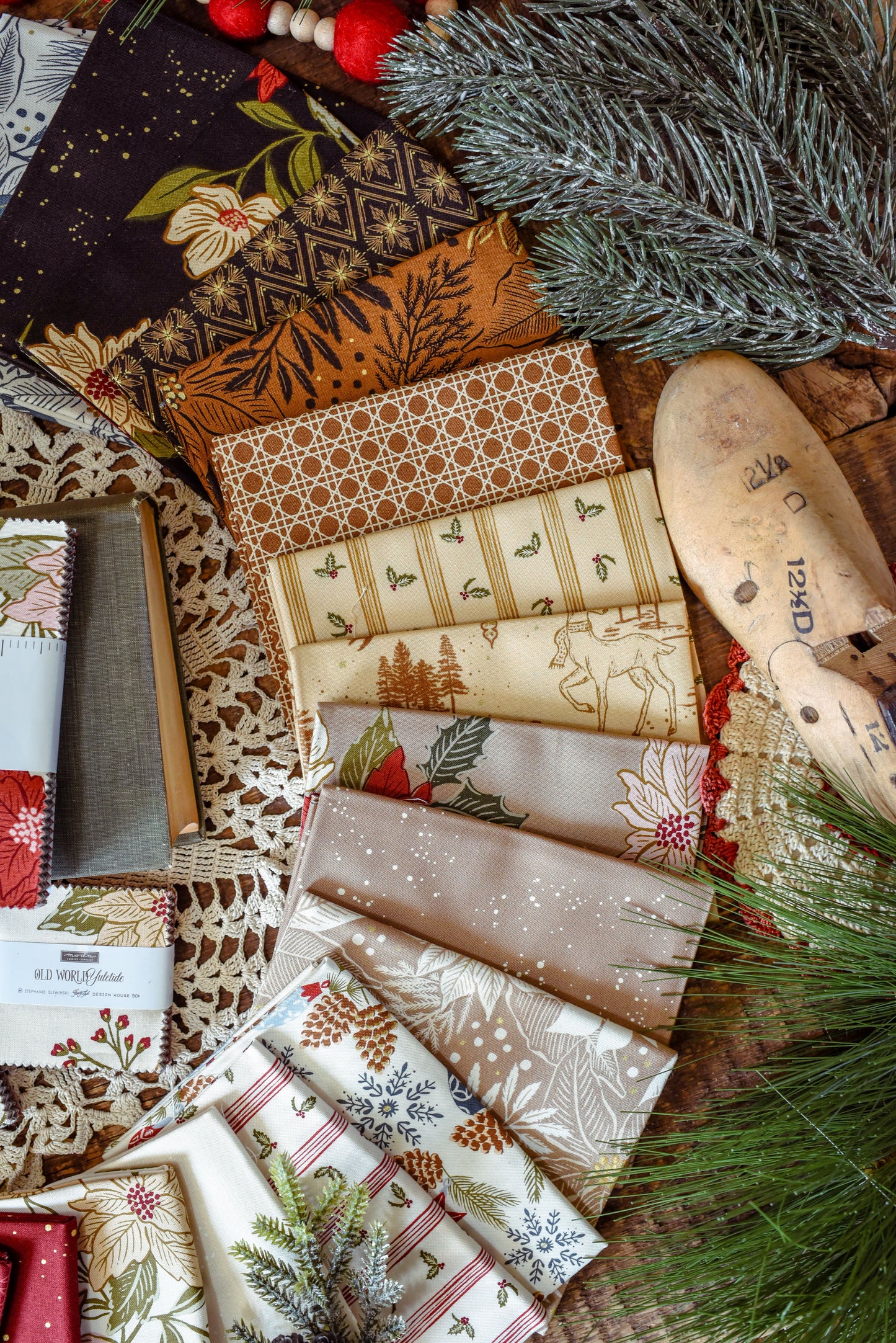 Old World Yuletide by Fancy That Design House Co. for Moda!
