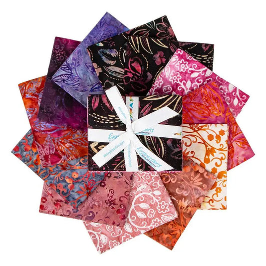 Expressions Batiks Chalk & Charcoal Fat Quarter Bundle B : Riley Blake