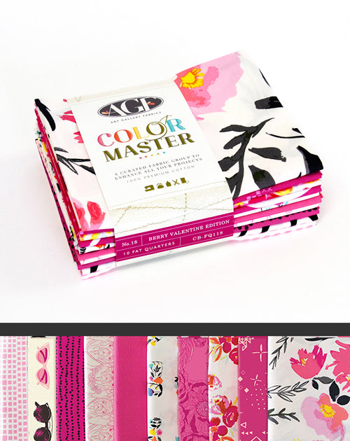 Berry Valentine Edition NO. 12 | 10 Piece Fat Quarter Bundle | Curated by AGF| for AGF