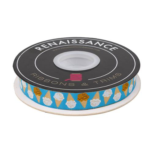 Sugar Cone 5/8" | Renaissance Ribbons | for Ruby Star Society