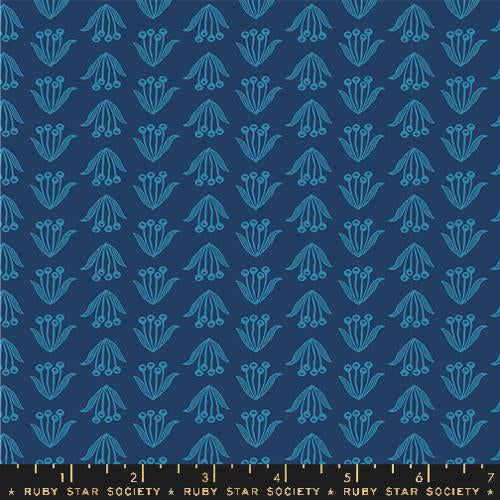 Endpaper Bluebell : by Jen Hewett : for Ruby Star Society