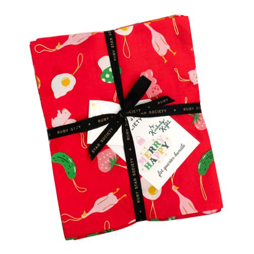 Merry Happy 26pc FQB plus 1 panel in Lolipop | Kim Kight | Ruby Star Society | Expected Arrival May 2026