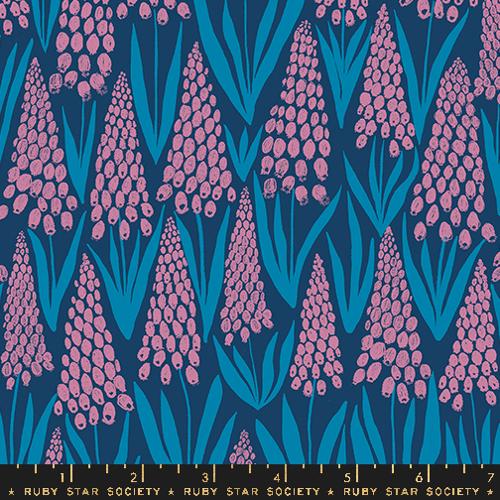 Endpaper Bluebell : by Jen Hewett : for Ruby Star Society