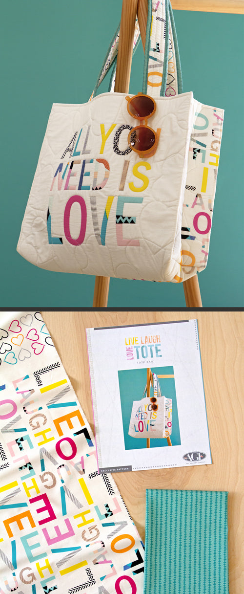 Live Laugh Love Tote Kit - Art Gallery Fabrics