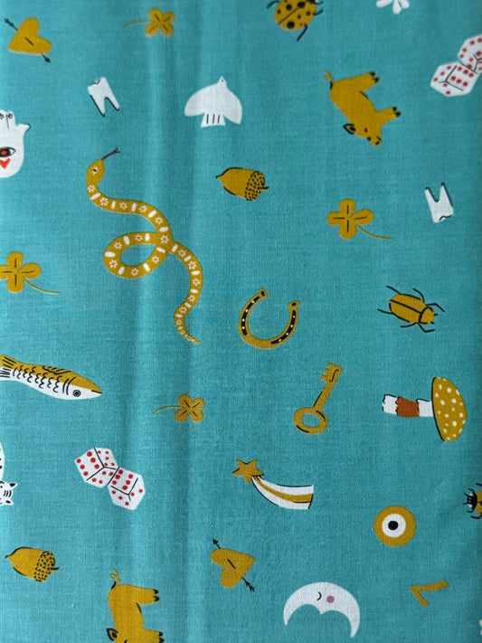 Ooh Lucky Lucky | Turquoise | by Alexia Abegg | Ruby Star Society