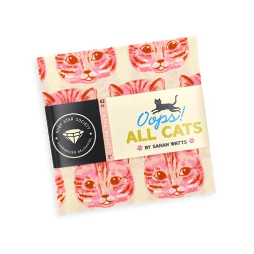 Charm Pack | Oops All Cats by Sarah Watts for Ruby Star Society | Expected May 2027