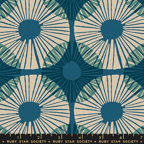 CANVAS Reimagined Landscapes | Teal RS6056 19L | by Jen Hewett | Ruby Star Society