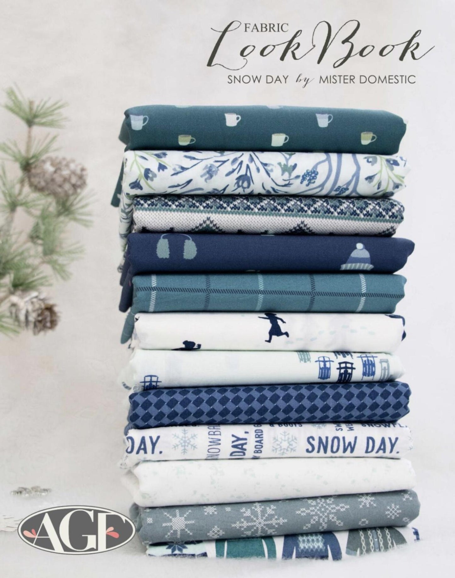 12 Piece Fat Quarter Bundle | Mister Domestic | for AGF