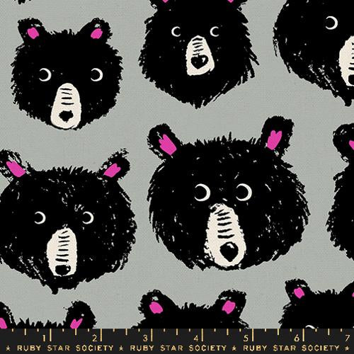 Pre-Order - Teddy And The Bears Steel Linen : by Ruby Star Society