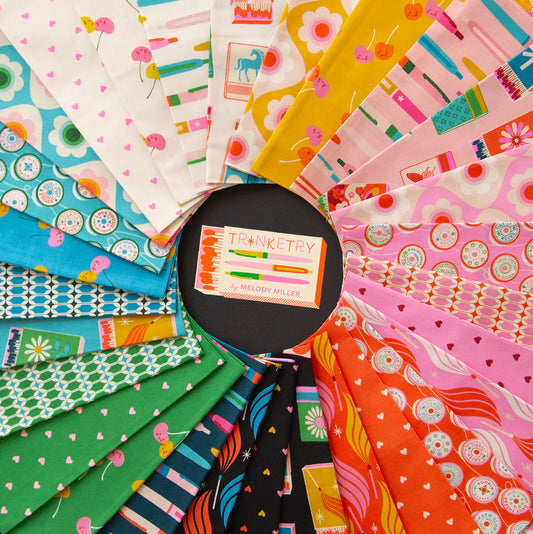 Trinketry 28pc One Yard Bundle by Melody Miller for Ruby Star Society | Expected February 2026