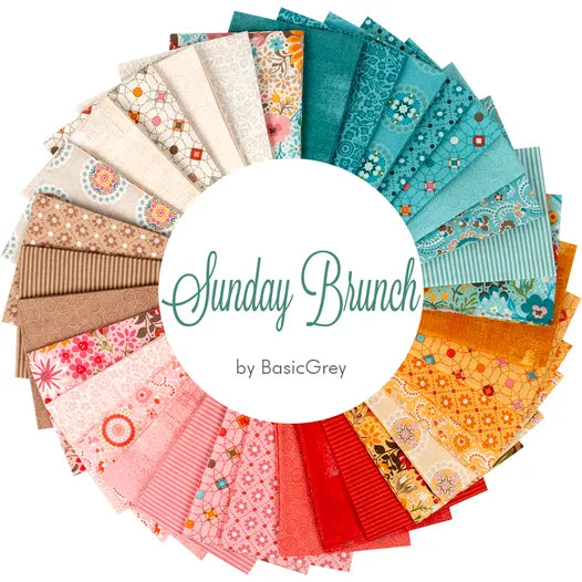 Sudnay Brunch Charm Pack by BasicGrey | for Moda