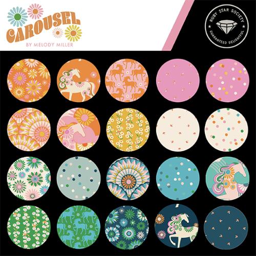 Pre-Order - Carousel : 23 piece FQB : by Melody Miller : for Ruby Star Society