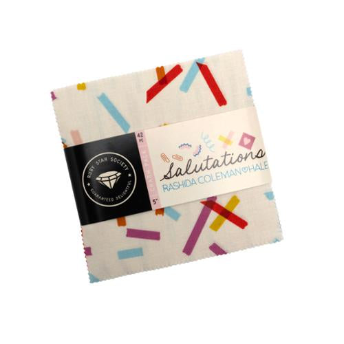 Pre-Order - Salutations Charm Pack : by Rashida Coleman: for Ruby Star Society