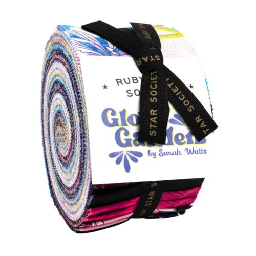 Pre-Order - Glow Garden 40 Piece Jelly Roll : by Sarah Watts : for Ruby Star Society