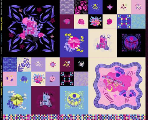 Pre-Order - Glow Garden Panel : by Sarah Watts : for Ruby Star Society