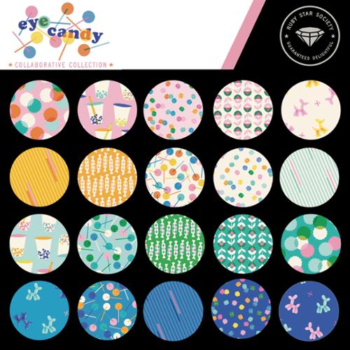 SHOP CUT : Eye Candy 24 piece 1 yard bundle : by Ruby Star Society