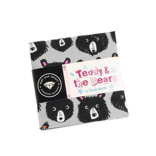 Pre-Order - Teddy and the Bears Charm Pack : for Ruby Star Society